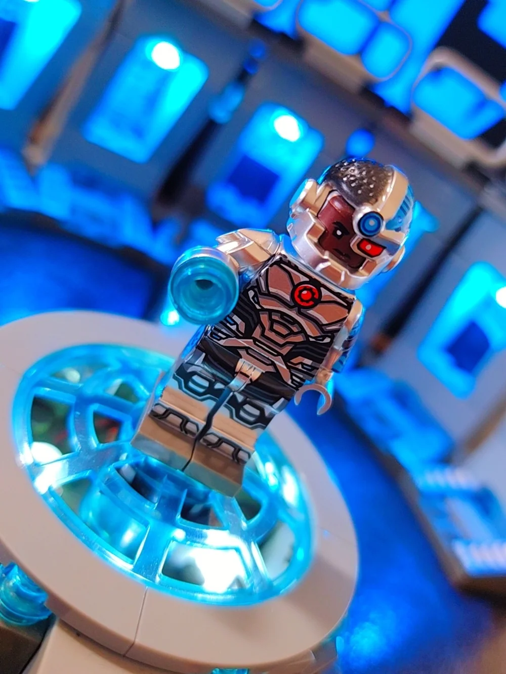Cyborg Minifigure Lego Compatible